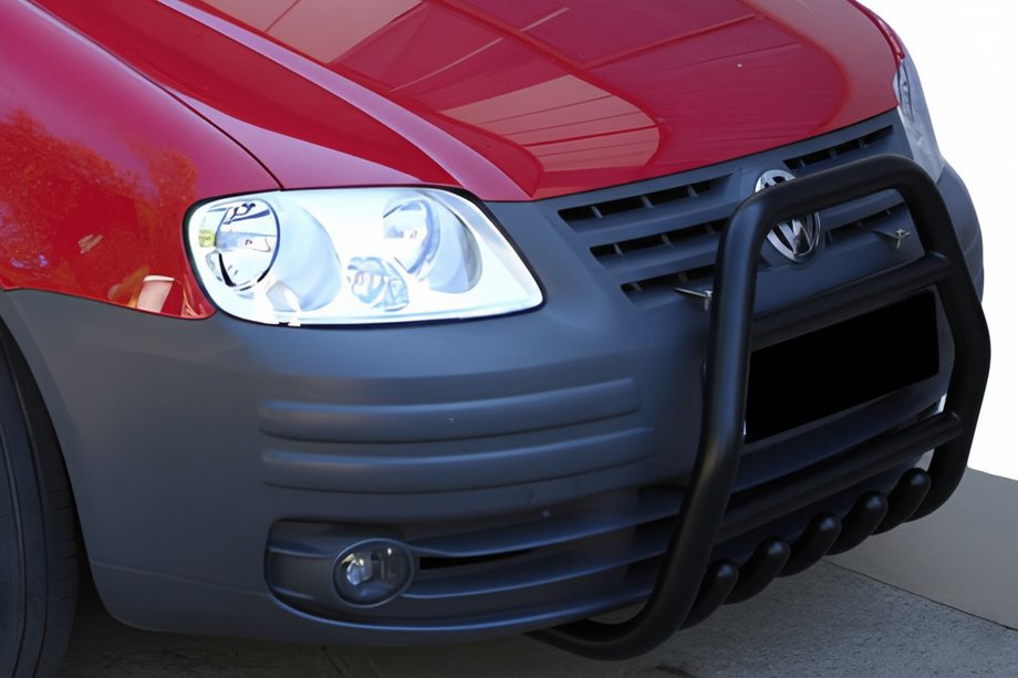 Volkswagen Caddy 2004–2010 Ochranný rám QT007 Black (nerez) Image