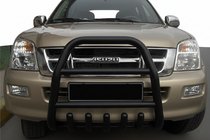 Isuzu D-Max 2011–2019 Predný ochranný rám QT007 Black (nerez) fotografia 1