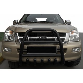 Predný ochranný rám QT007 Black (nerez) Isuzu D-Max 2011–2019
