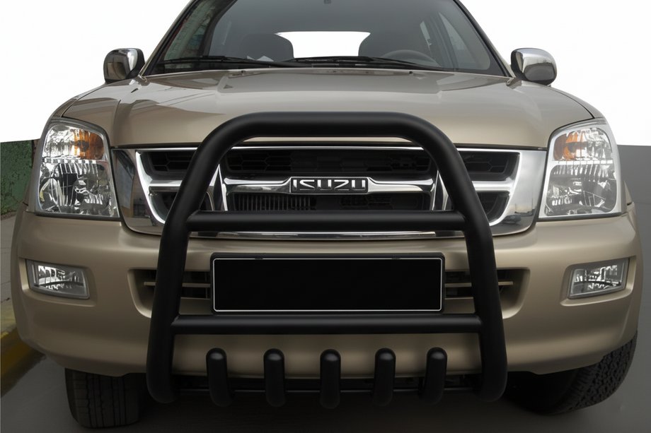 Isuzu D-Max 2011–2019 Predný ochranný rám QT007 Black (nerez) Image