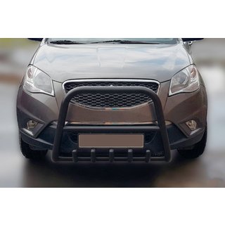 Predný ochranný rám F1-40 Black (nerez) SsangYong Korando 2010–2019 fotografia 2