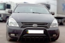 Kia Carnival 2002–2013 Predný ochranný rám WT002 Black (2006-2013, nerez) fotografia 1