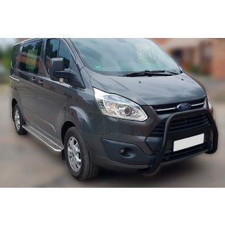 Predný ochranný rám WT006 F1-55 Black (nerez) Ford Custom 2013–2022