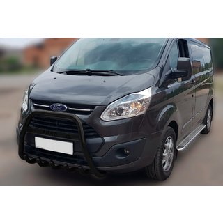 Predný ochranný rám WT006 F1-56 Black (nehrdzavejúca oceľ) Ford Custom 2013–2022