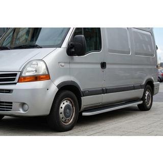 Bočné nášľapy Tayga (2 ks, hliník) Opel Movano 2004–2010 fotografia 1