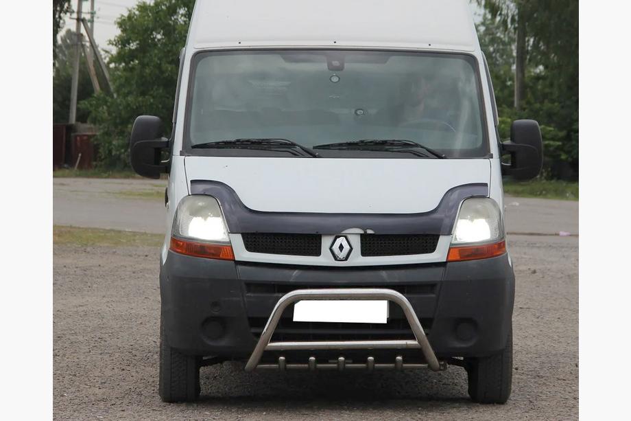 Opel Movano 2004–2010 Predný ochranný rám WT003 (nerez) Image