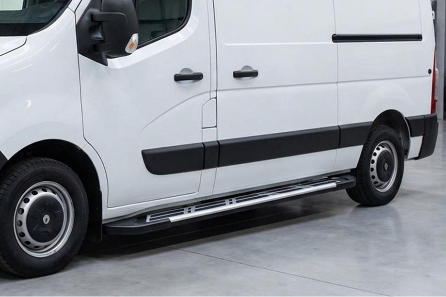 Opel Movano 2010–2021 Bočné prahy Sunrise (2 ks, hliník) Fotografia 1