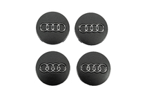 Audi Stredové krytky do diskov 60/58 mm grafit ad5957g (4 ks) fotografia 1