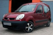 Renault Kangoo 1998–2008 Bočné rúrky Black (2 ks, nerez) fotografia 5
