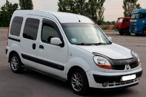 Renault Kangoo 1998–2008 Bočné rúrky Black (2 ks, nerez) fotografia 6