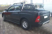 SsangYong Action 2005–2018 Bočné rúrky Black (2 ks, nerez) fotografia 2