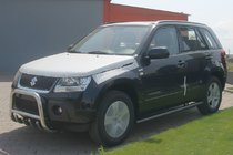 Suzuki Grand Vitara 2005–2017 Bočné rúrky Black (2 ks, nerez) fotografia 2