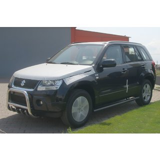 Bočné rúrky Black (2 ks, nerez) Suzuki Grand Vitara 2005–2017 fotografia 2