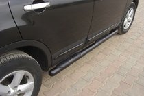 Nissan Qashqai 2007–2010 Bočné rúrky Black (2 ks, nerez) fotografia 5