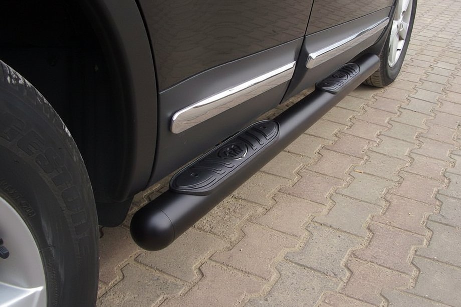 Nissan Qashqai 2007–2010 Bočné rúrky Black (2 ks, nerez) Image