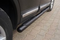 Nissan Qashqai 2010–2014 Bočné rúrky Black (2 ks, nerez) fotografia 1
