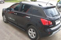 Nissan Qashqai 2010–2014 Bočné rúrky Black (2 ks, nerez) fotografia 4