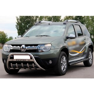 Bočné rúrky s vložkami Black (2 ks, nerez) Dacia Duster 2008–2018 fotografia 4