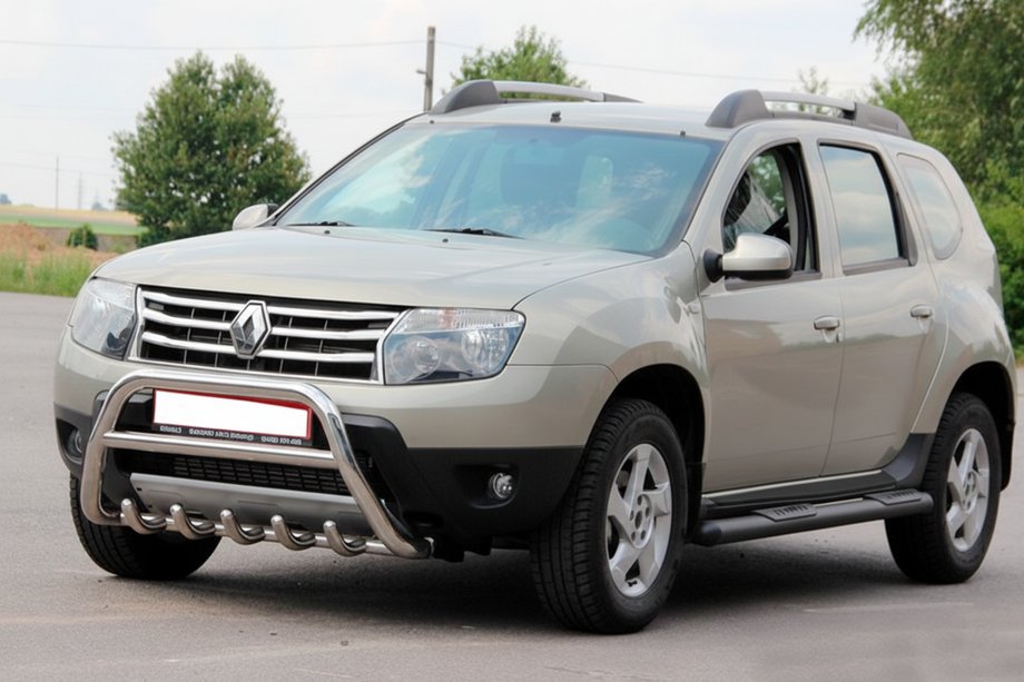 Dacia Duster 2008–2018 Bočné rúrky s vložkami Black (2 ks, nerez) Fotografia 6