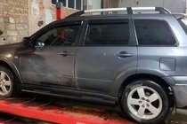 Mitsubishi Outlander 2001–2006 Bočné rúrky Black (2 ks, nerez) fotografia 1