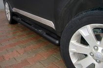 Mitsubishi Outlander 2006–2012 Bočné trubky Black (2 ks, nerez) fotografia 1