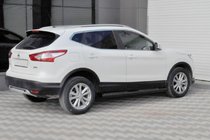 Nissan Qashqai 2014–2021 Bočné rúrky Black (2014-2017, 2 ks, nerez) fotografia 1