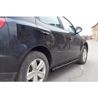 Bočné rúrky Black (2 ks, nerez) Geely Emgrand X7 2011– fotografia 3