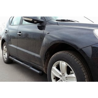 Bočné rúrky Black (2 ks, nerez) Geely Emgrand X7 2011– fotografia 1
