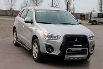 Mitsubishi ASX 2010–2023 Bočné rúrky BB002 Black (2 ks, nerez) fotografia 2