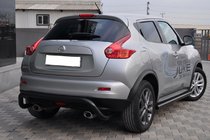 Nissan Juke 2010–2019 Bočné rúrky Ø60 Black (2 ks, nerez) fotografia 3