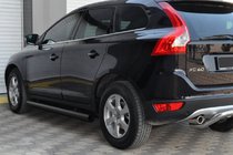 Volvo XC60 2009–2017 Bočné rúrky BB004 Black (2 ks, nerez) fotografia 2
