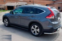 Honda CRV 2012–2016 Bočné rúrky BB002 Black (2 ks, nerez) fotografia 3