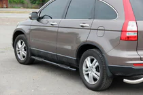 Honda CRV 2012–2016 Bočné rúrky BB002 Black (2 ks, nerez) fotografia 5