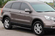 Honda CRV 2012–2016 Bočné rúrky BB002 Black (2 ks, nerez) fotografia 6