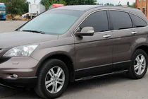 Honda CRV 2012–2016 Bočné rúrky BB002 Black (2 ks, nerez) fotografia 8