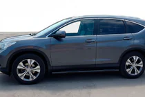 Honda CRV 2012–2016 Bočné rúrky BB002 Black (2 ks, nerez) fotografia 2