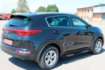Kia Sportage 2015–2021 Bočné rúrky BB002 Black (2 ks, nerez) fotografia 3