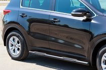 Kia Sportage 2015–2021 Bočné rúrky BB002 Black (2 ks, nerez) fotografia 1