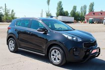 Kia Sportage 2015–2021 Bočné rúrky BB001 Black (2 ks, nerez) fotografia 2