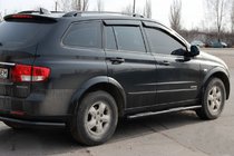 SsangYong Kyron 2005–2014 Bočné rúrky BB002 Black (2 ks, nerez) fotografia 3