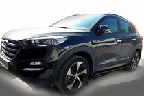 Hyundai Tucson TL 2016–2021 Bočné rúrky Black (2 ks, nerez) fotografia 2