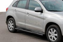 Mitsubishi Eclipse Cross 2017– Bočné rúrky BB002 Black (2 ks, nerez) fotografia 2