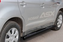 Mitsubishi Eclipse Cross 2017– Bočné rúrky BB002 Black (2 ks, nerez) fotografia 1