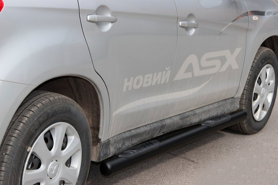 Mitsubishi Eclipse Cross 2017– Bočné rúrky BB002 Black (2 ks, nerez) Image