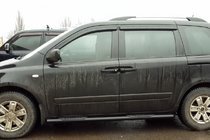 Kia Carnival 2002–2013 Bočné rúrky Black (2 ks, nerez) fotografia 1