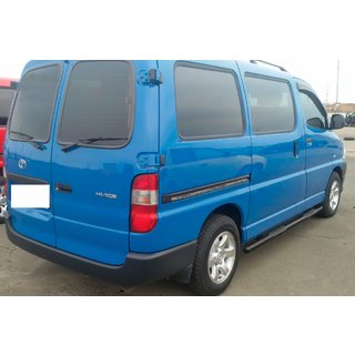 Bočné rúrky Black (2 ks, nerez) Toyota HiAce fotografia 2