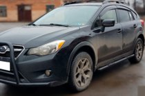 Subaru XV 2011–2017 Bočné rúrky BB002 Black (2 ks, nerez) fotografia 1