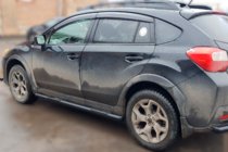 Subaru XV 2011–2017 Bočné rúrky BB002 Black (2 ks, nerez) fotografia 3