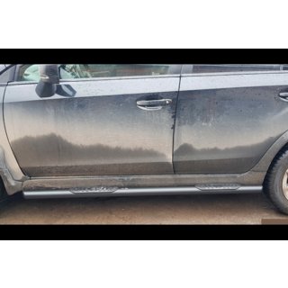 Bočné rúrky BB002 Black (2 ks, nerez) Subaru XV 2011–2017 fotografia 2