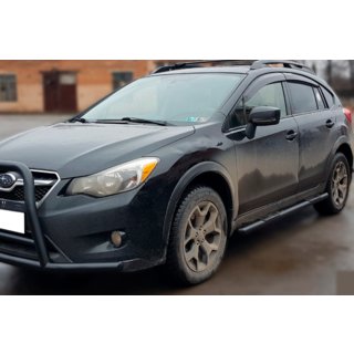 Bočné rúrky BB002 Black (2 ks, nerez) Subaru XV 2011–2017 fotografia 1